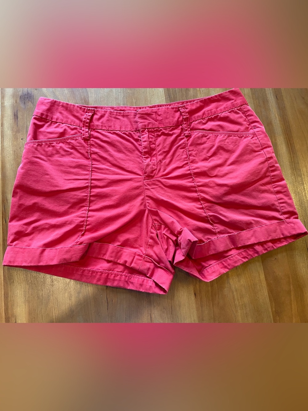 Loft Red Shorts 3”